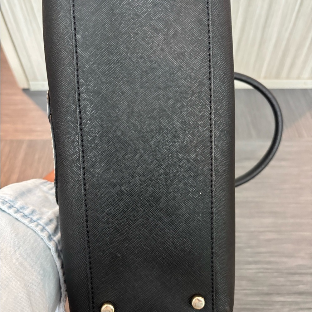 Kate Spade Black and White Dog Satchel - Picture 3 of 4